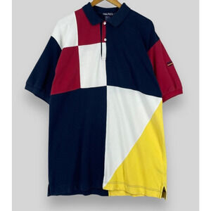 Vintage 1990s NAUTICA Sailing Polos Tshirt XL Nautica Sailing Gear Sportswear
